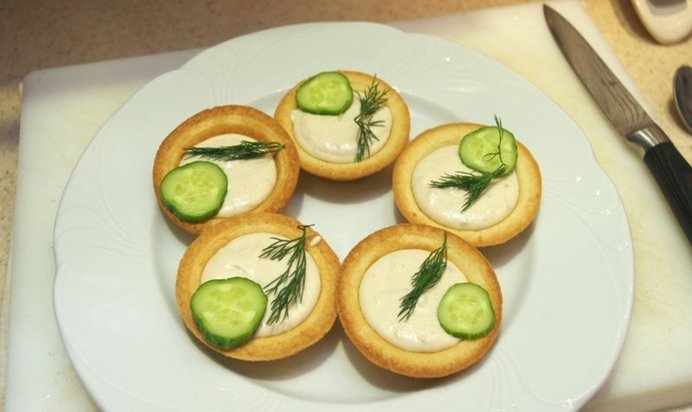 Начинка для тарталеток с курицей