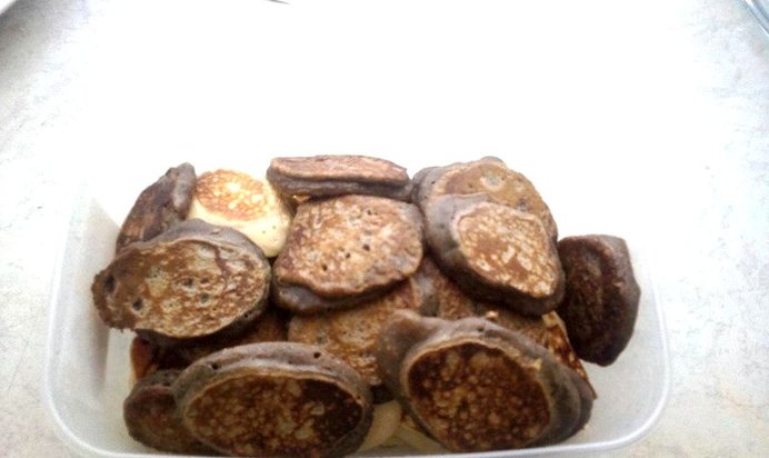 Вегетарианские оладьи на йогурте