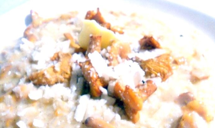 Ризотто с лисичками