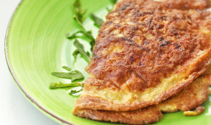 Омлет с бататом