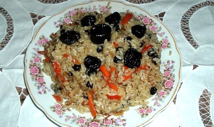 Постный плов