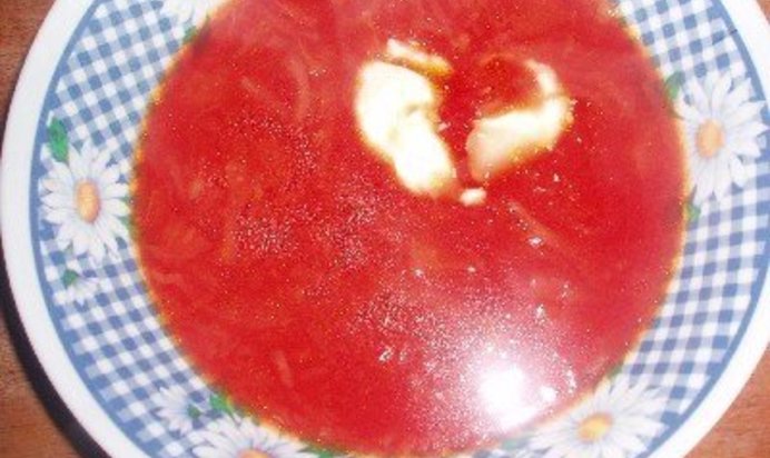 Борщ домашний