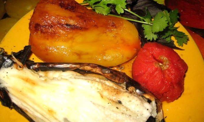 Овощи на мангале