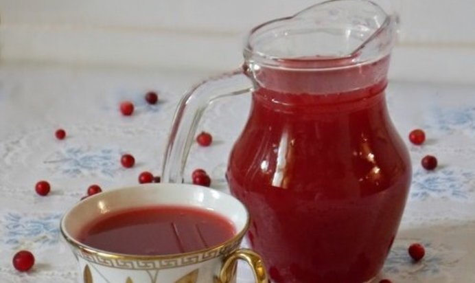 Брусничный сок