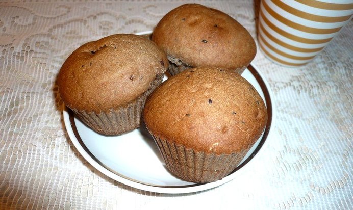 Постные кофейные кексы