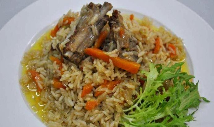 Плов с ребрышками