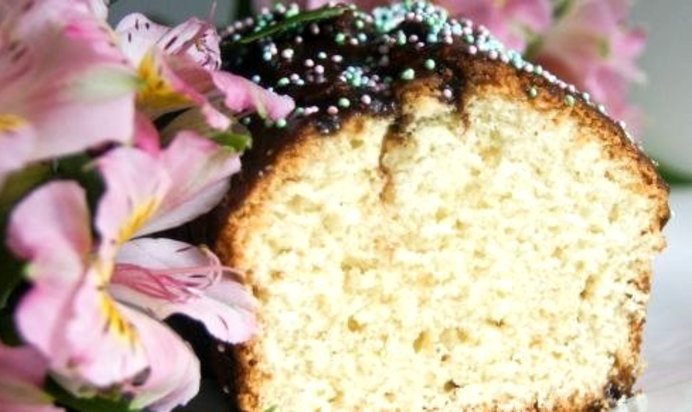 Кекс на желтках