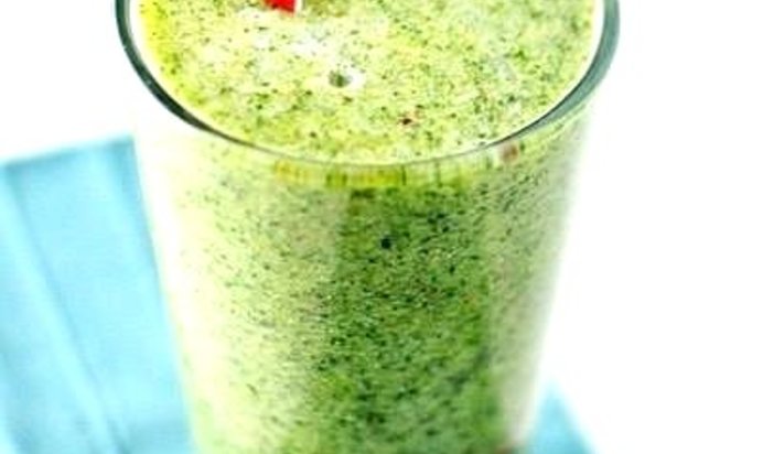 Смузи с проростками зеленой гречки