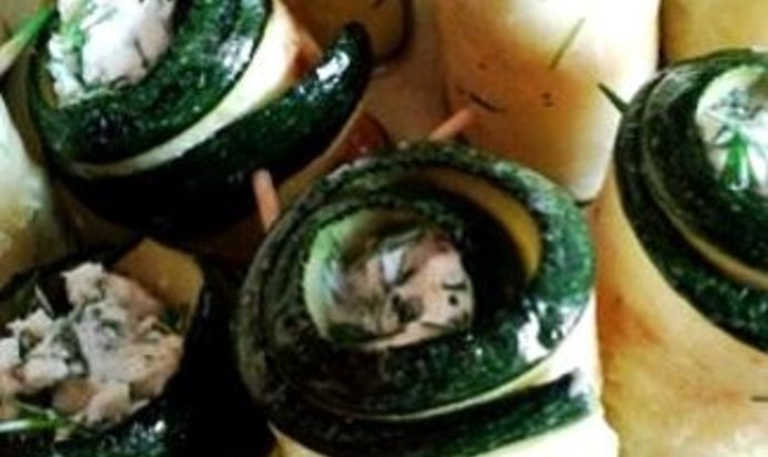 Летние мятные рулеты (роллы)