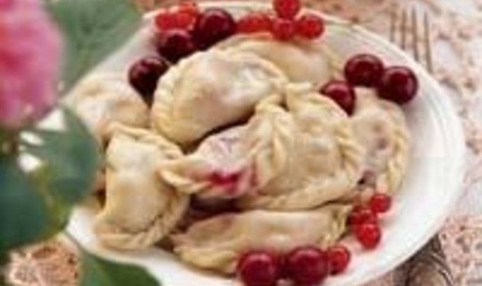 Вареники с черникой