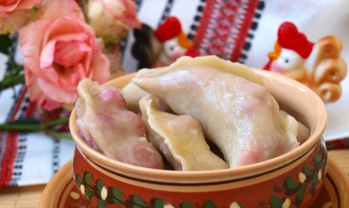 Вареники с вишнями из постного заварного теста