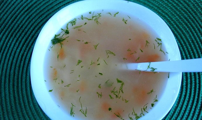 Свежие щи для ребенка