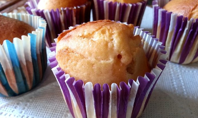 Маффины с конфетами