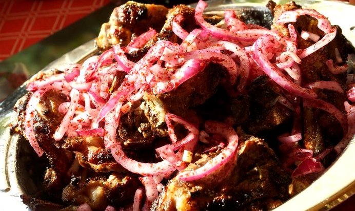 Шашлык из корейки баранины