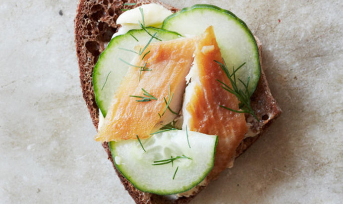 Бутерброд в скандинавском стиле