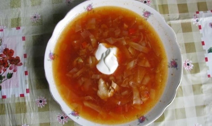 Борщ украинский