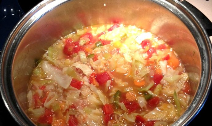 Постные щи в мультиварке