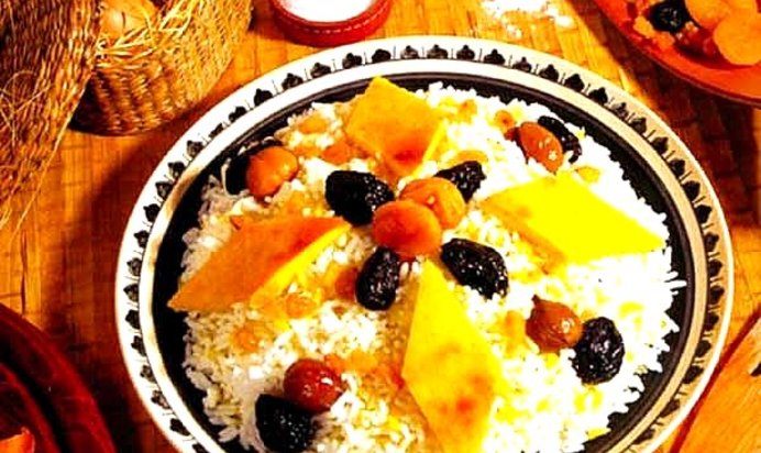 Сладкий плов в мультиварке