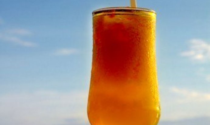 Освежающий зеленый чай с манго