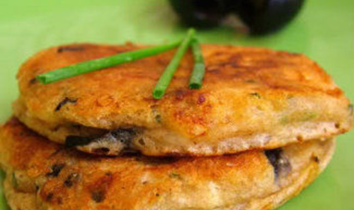 Оладьи с маслинами