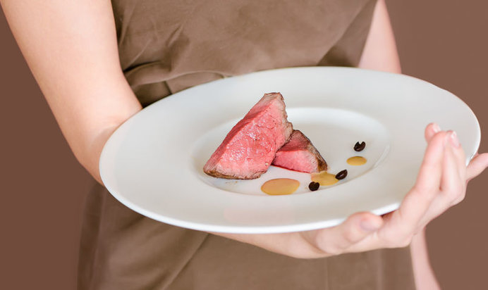 Ростбиф с кофейным соусом