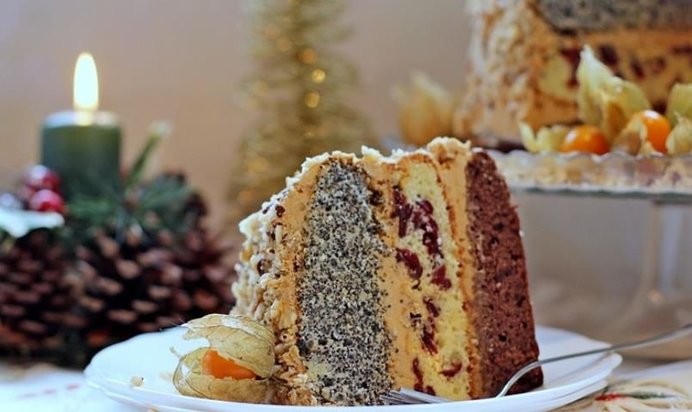 Торт трехцветник