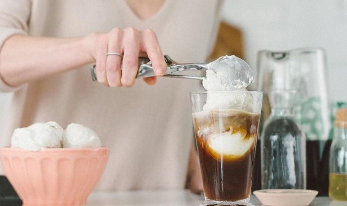 Кофе с подкопченной морской солью