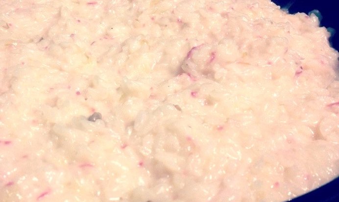 Ризотто с редиской