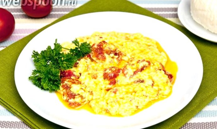 Вегетарианский омлет без яиц