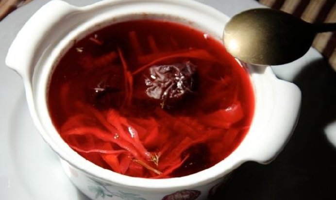 Вегетарианский царский борщ