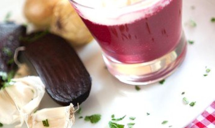 Свекольный капучино