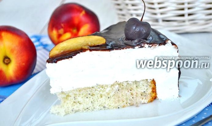 Торт с суфле на растительных сливках