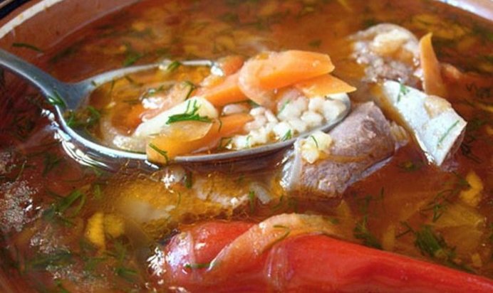 Щи с мучной подболткой