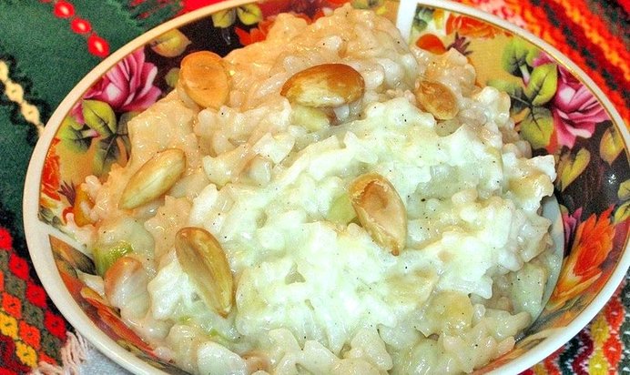 Ризотто с миндалем