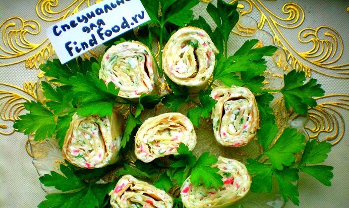 Роллы из лаваша