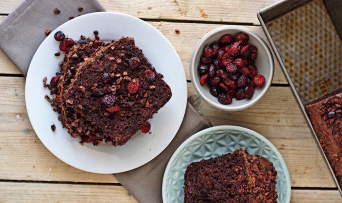 Веганский шоколадный кекс