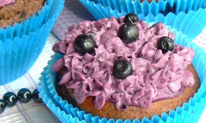 Черничные кексики