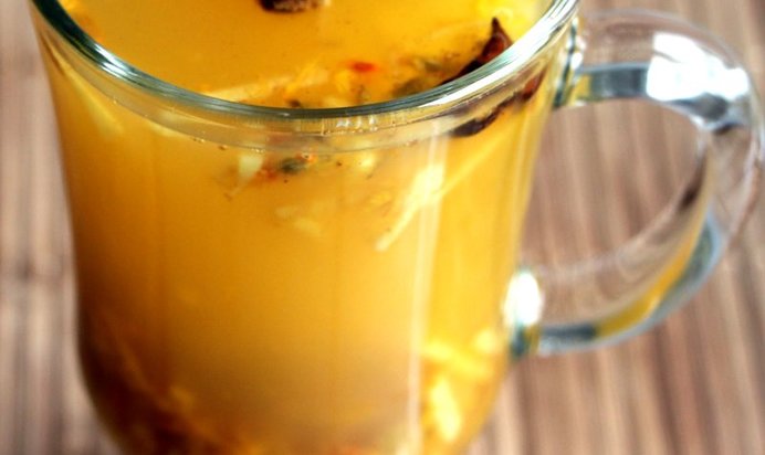 Облепиховый чай с имбирем