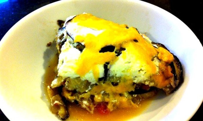 Запеканка из баклажанов с мясом