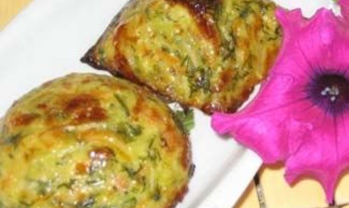 Маффины из цукини с сыром