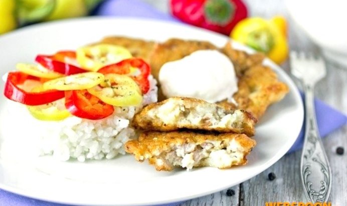 Оладьи из рубленой свинины