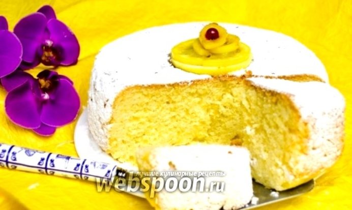 Лимонный кекс в мультиварке