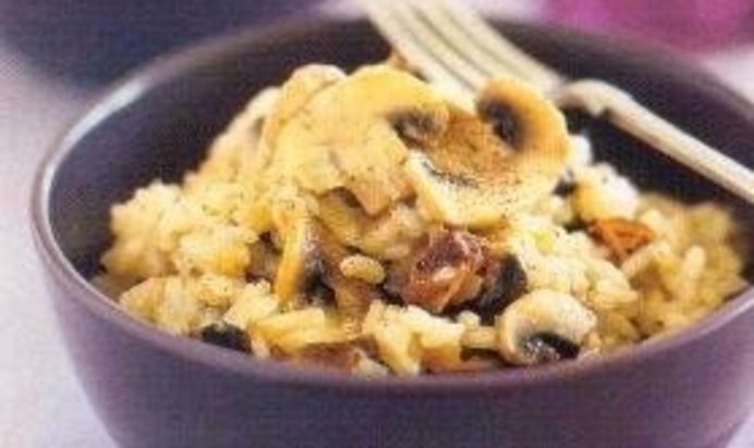 Ризотто с грибами и сыром