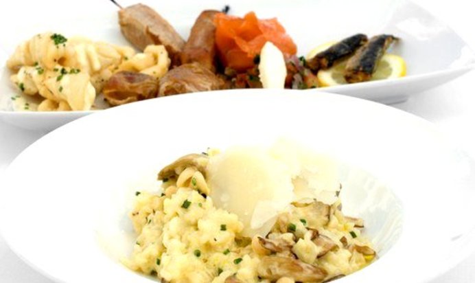 Ризотто с грушей и горгонзолой