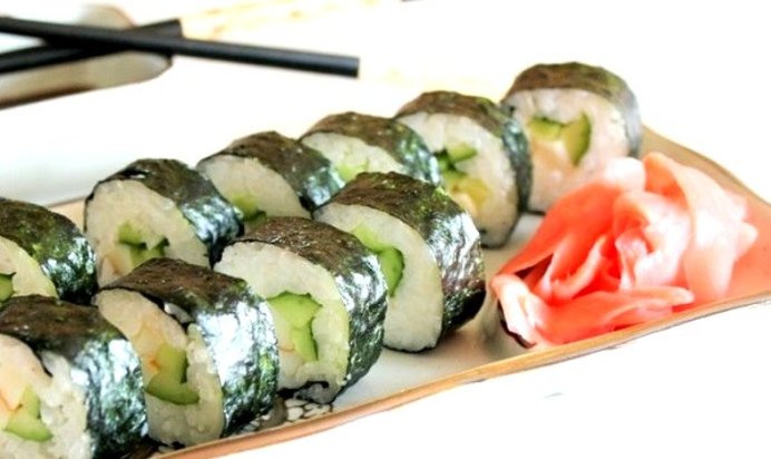 Суши с кальмаром