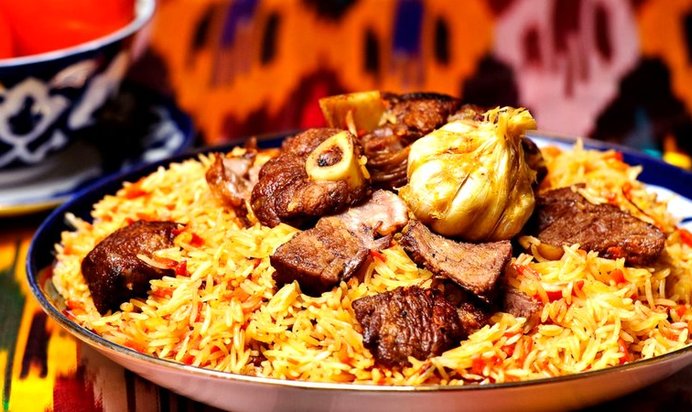 Плов с бараниной по‑узбекски