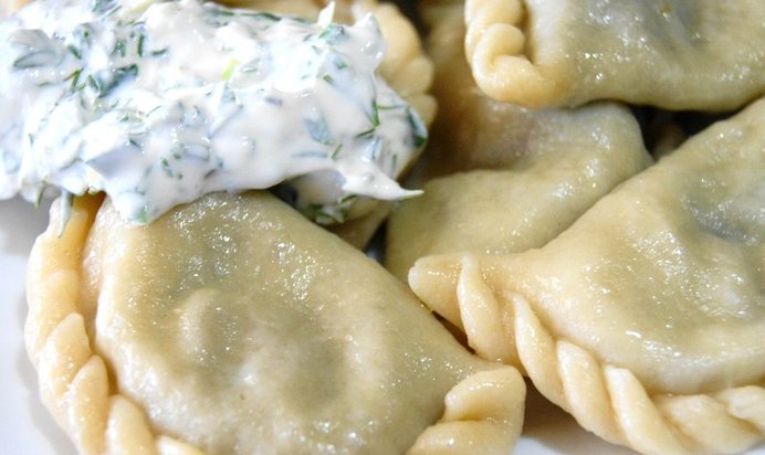 Вареники с редькой