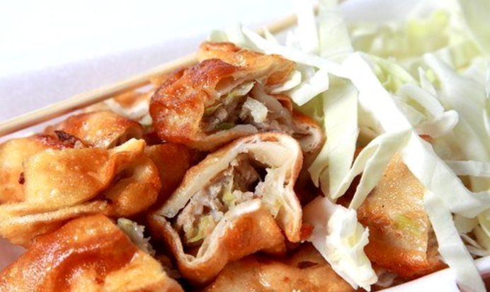 Блинчики с куриной печенью и грибами