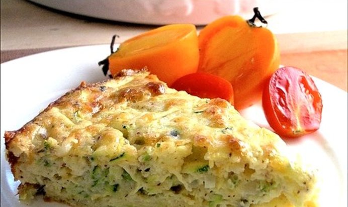 Кабачковая запеканка с сыром