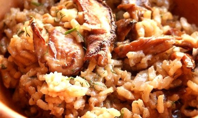 Ризотто с белыми грибами